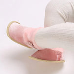 Pink Baby Girls High-top Warm Winter Shoes SH7126D