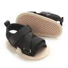 Black Outdoor Casual Sandals with Soft Sole SDL7543G