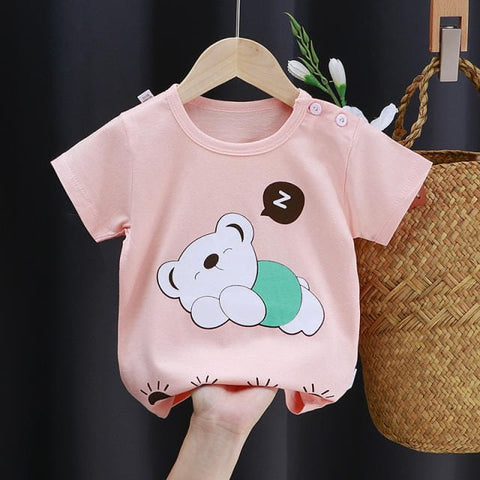 JF Peach Color T-Shirt TP6074A