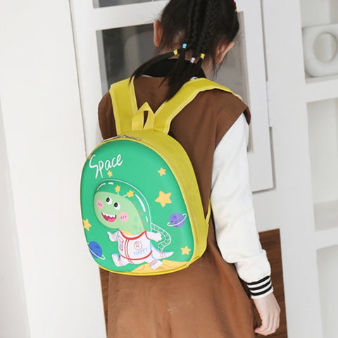 Green Space Dino Character Premium Quality Bag for Kids BG5517D