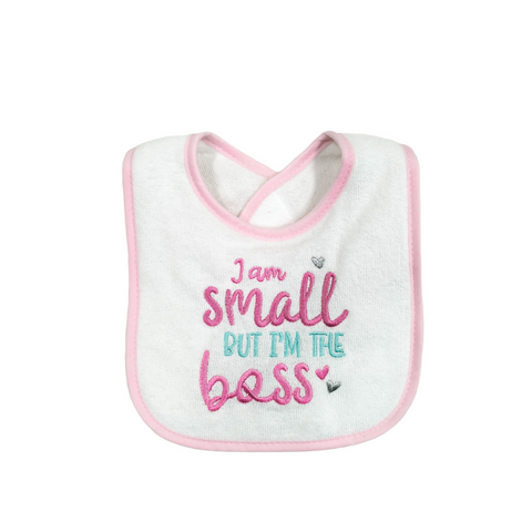 LL Cutest Girl Ever Pack of 4 Towel Bibs BB2022B