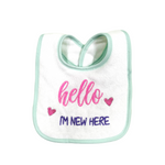 LL Cutest Girl Ever Pack of 4 Towel Bibs BB2022B