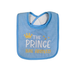 LL Prince Has Arrived Pack of 4 Towel Bibs BB2022C