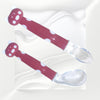 Brown Baby Soft Silicone Spoons Set FS108A