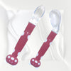 Brown Baby Soft Silicone Spoons Set FS108A