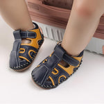 Yellow & Balck Sandals SDL7503C