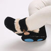 Black Cute Comfortable Baby Warm Shoes SH7149A