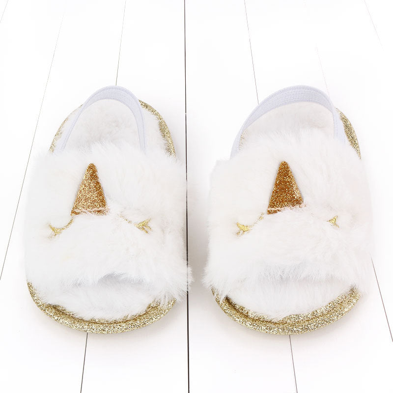 White Fur Slipper SLP8012A