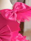 Baby Girl Birthday Party Gown Bowknot Decor Sleeveless Design Toddler Girl Princess Dress For Celebration FD6103F
