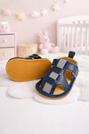 JF Navy Blue Stylish Summer Rubber-Soled Sandals for Boys SDL7567A