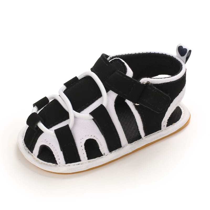 Balck & White Sandals SDL7508A