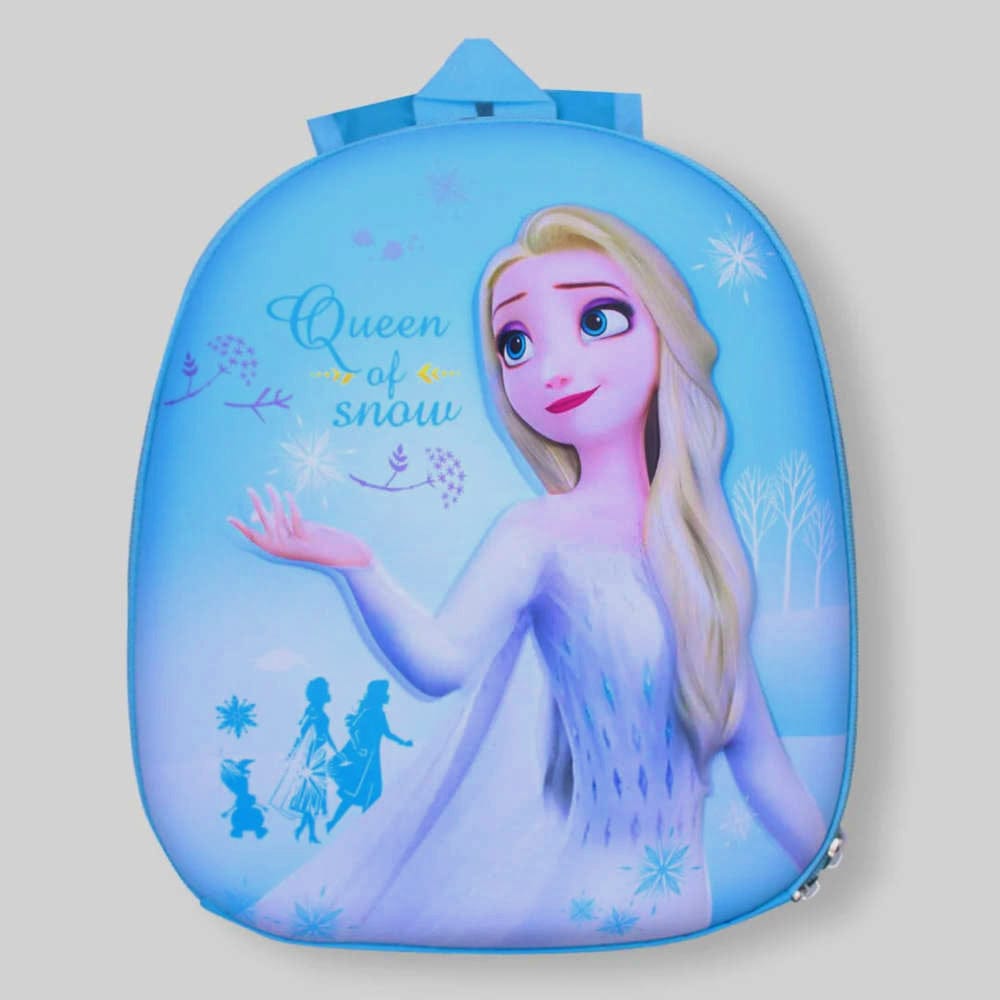 Sky Blue Queen of Snow Character Premium Quality Bag for Kids BG5521A