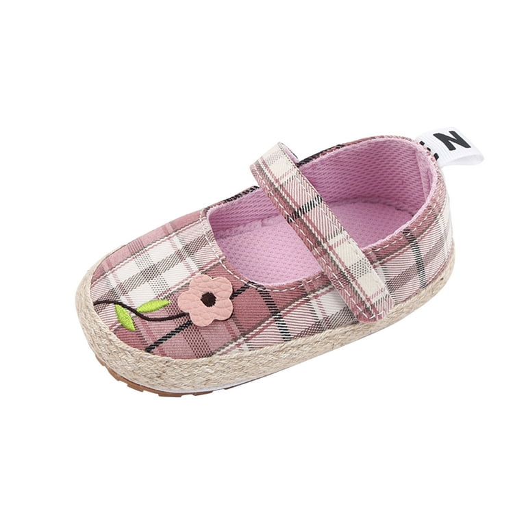 Purple Check Shoes SH7057A