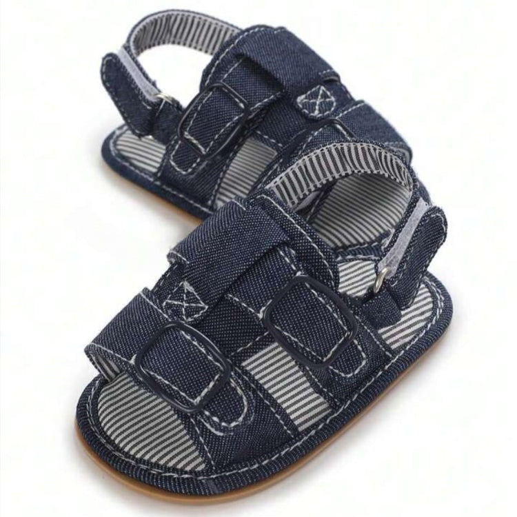 Denim Blue Soft Sole Sandals SDL7521