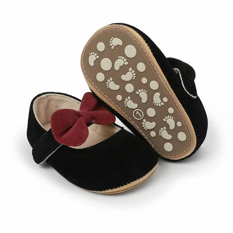 Black Toddler Baby Girls Shoes SH7144B