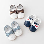 Brown & White High Quality Infant Walking Shoes SH7116B