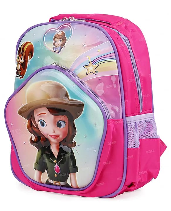 Premium Quality Pink Backpack Sofia Girls School Bag for Girls of Preschool, Prep and Nursery BG5536B