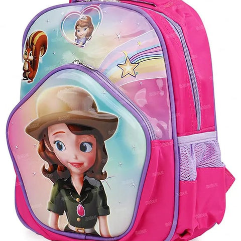 Premium Quality Pink Backpack Sofia Girls School Bag for Girls of Preschool, Prep and Nursery BG5536B