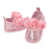 Pink Cute Flower Princess Baby Girl Booties BTS9118A
