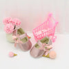 Pink Trendy Elegant Flower Booties For Baby Girls BTS9119B