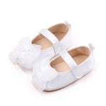 White Infant Baby Girls' Soft Sole Anti-Slip and Breathable Princess Shoes SH7109B