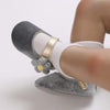 Gray Flower Booties BTS9117B