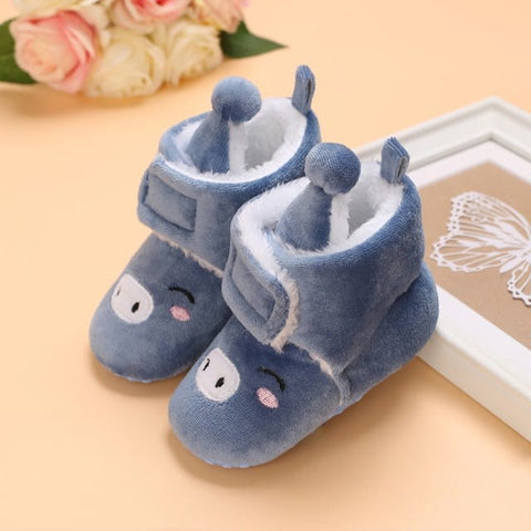 Blue Color Toddlers Winter Fashionable Boys And Girls Shoes SH7147C