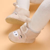 Cream Color Toddlers Winter Fashionable Boys And Girls Shoes SH7147A