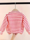 Girls' Fleece-Lined Open Cardigan, New Style for Spring/Autumn/Winter SC6310F