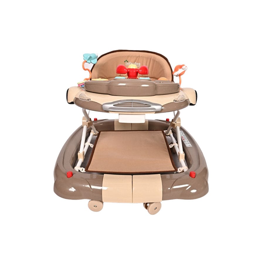 Infantes 3 in 1 Brown Baby Walker & Rocker BCP1023A