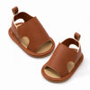 JF Camel Brown / Tan Summer Rubber-Sole Sandals for Boy SDL7589A