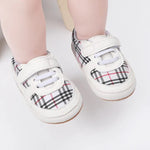 White Check Shoes SH7076A