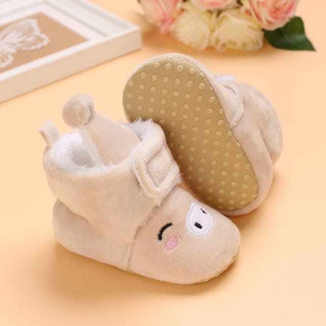 Cream Color Toddlers Winter Fashionable Boys And Girls Shoes SH7147A