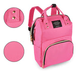 Pink (diaper bag) Comfortable for Travelling Mothers BG5513D