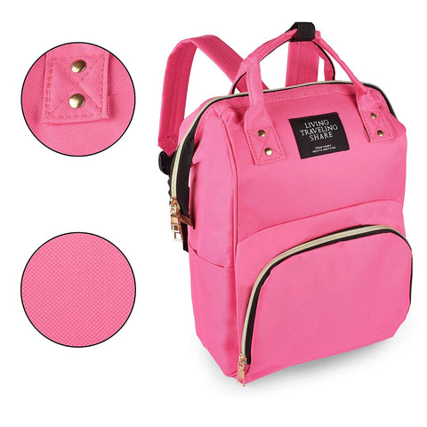 Pink (diaper bag) Comfortable for Travelling Mothers BG5513D