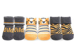 BF Orange & Charcoal Pack of 3 Socks SK3004E