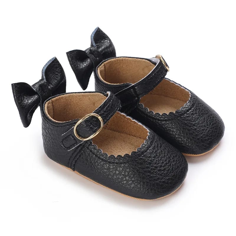 Black Baby Princess Shoes SH7088B