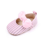 Pink Baby Girls Princess Non-Slip Rubber Soft Sole Shoes SH7111B