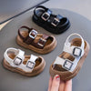 White Kids Fashionable Sandals | Soft Sole, Fastener, PVC Material Sandals SDL7568A
