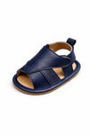 JF Navy Blue Summer Rubber-Soled Sandals for Boys SDL7562A