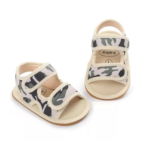 Cream Color Camouflage Summer Cool Sandals SDL7534C