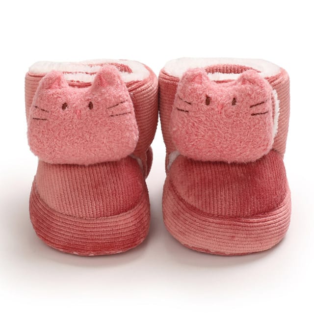 Pink Fashion Cotton Baby Warm Shoes SH7132F