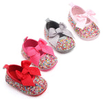 Gray Multi Color Soft Sole Baby Girl Booties BTS9099A