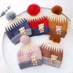 Baby Cartoon Fashion Knitted Warm Winter Wool Cap (6 Months -3 Years) CP5094