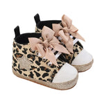 Leopard Print with Laces High Booties BTS9029