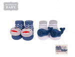 BF Blue & Gray Pack of 2 Socks SK3003E