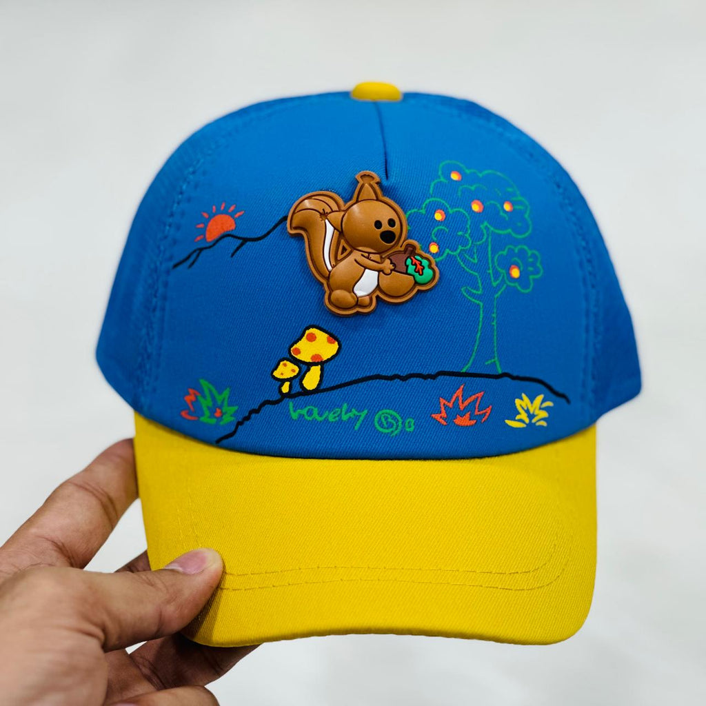 Girl's Yellow & Blue Baseball Cap CP5045B