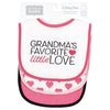 HD 3 Pieces Pink & White Bibs Set BB2016C