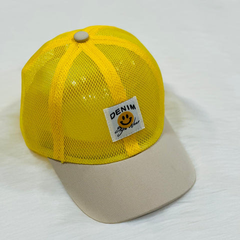 Yellow Children Baseball Cap CP5056