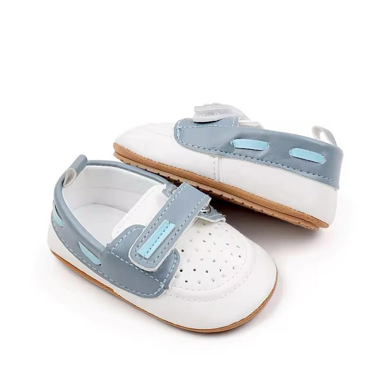 Gray & White High Quality Infant Walking Shoes SH7116A